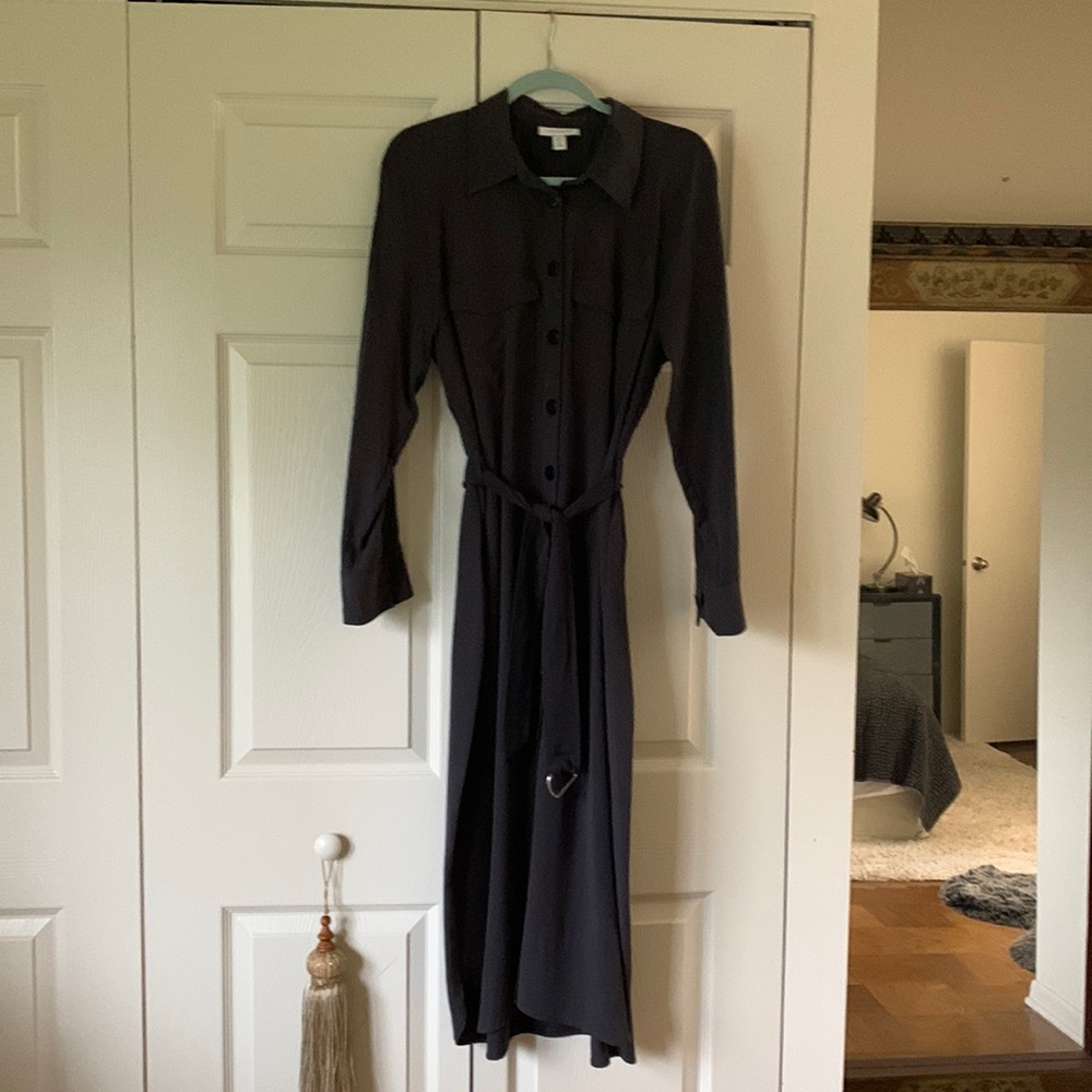 TOPSHOP SIZE 6 US MAXI SHIRT DRESS